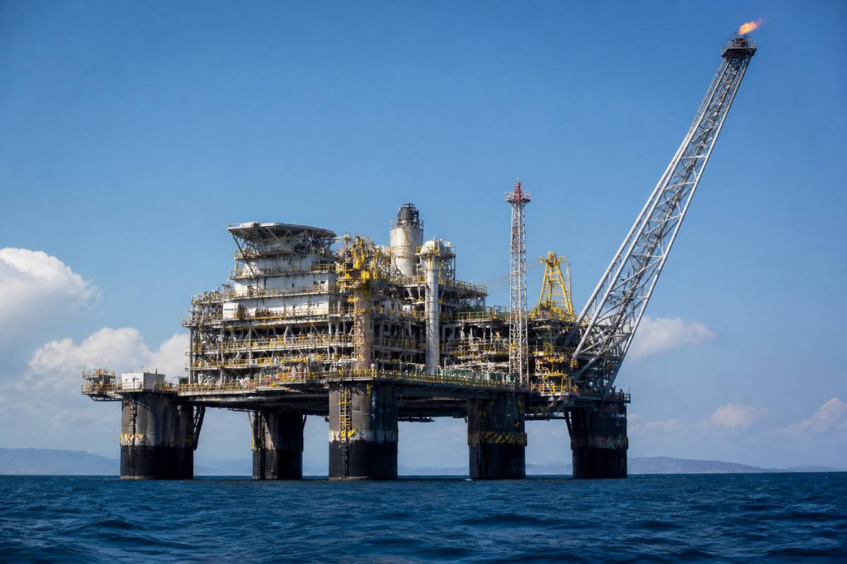 Plataforma de petróleo offshore