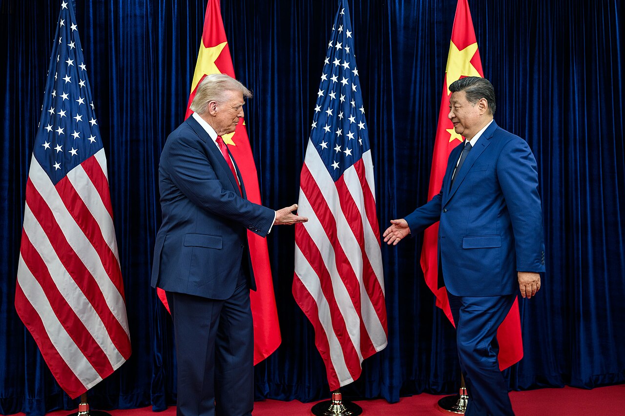 Donald Trump e Xi Jinping durante cúpula bilateral