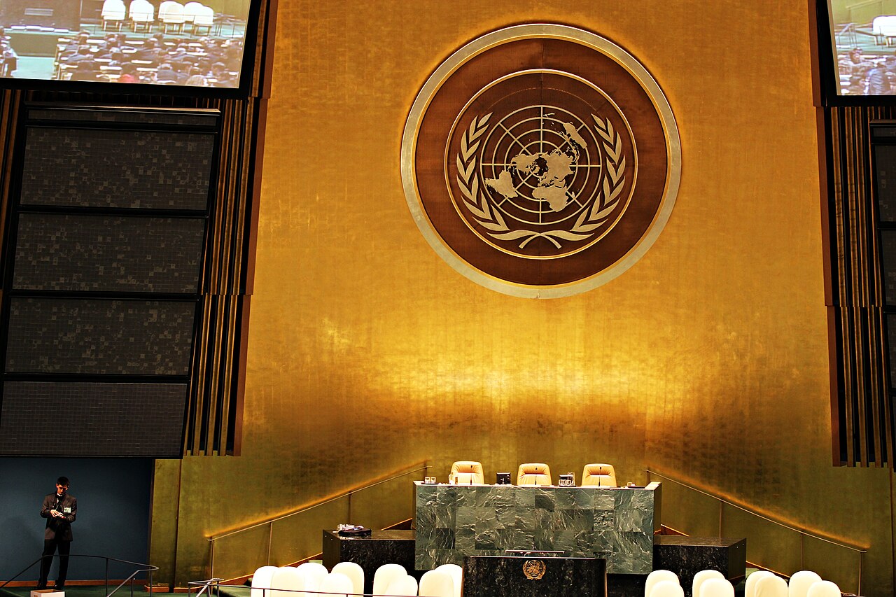 Plenário da Assembleia Geral da ONU em Nova York
