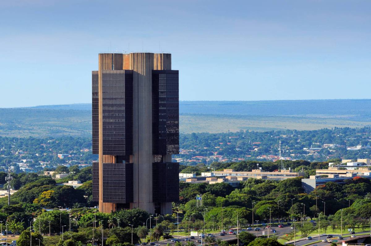 Prédio da sede do Banco Central do Brasil em Brasília.